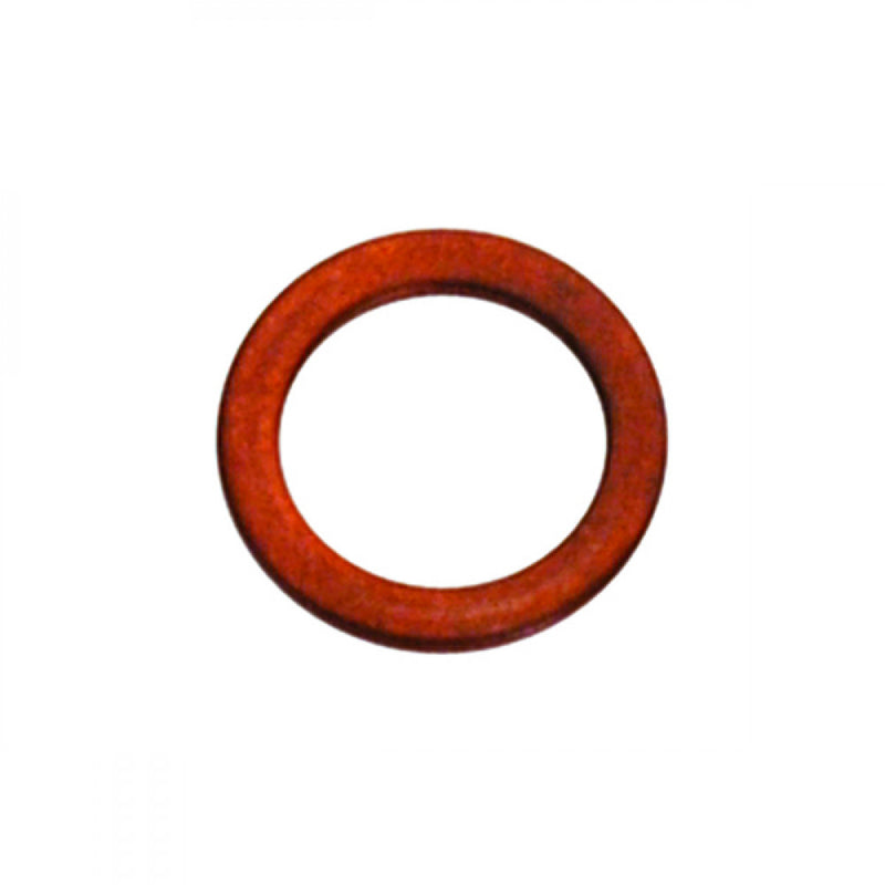 M8 x 14mm x 1.0mm Copper Ring Washer - 25Pk