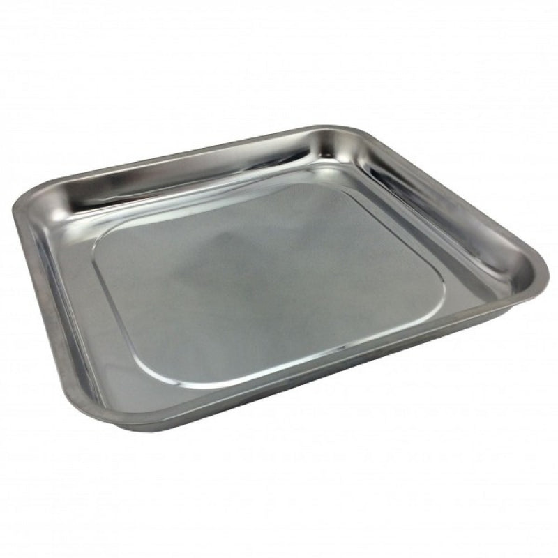 Stainless Magnetic Parts Tray Large Rectangular 330mmx250mm