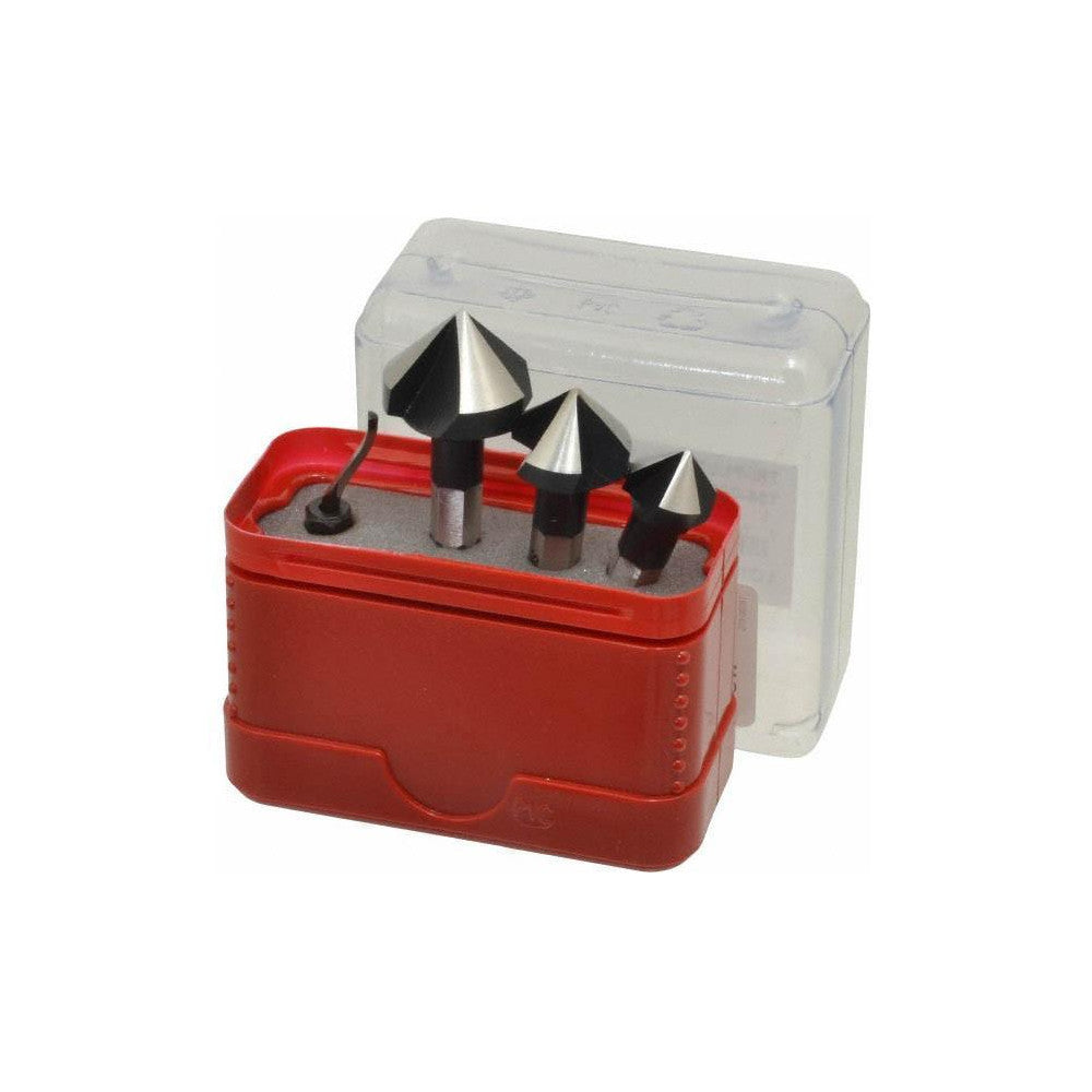3 Flute 90° 12-20mm Chamfering Kit