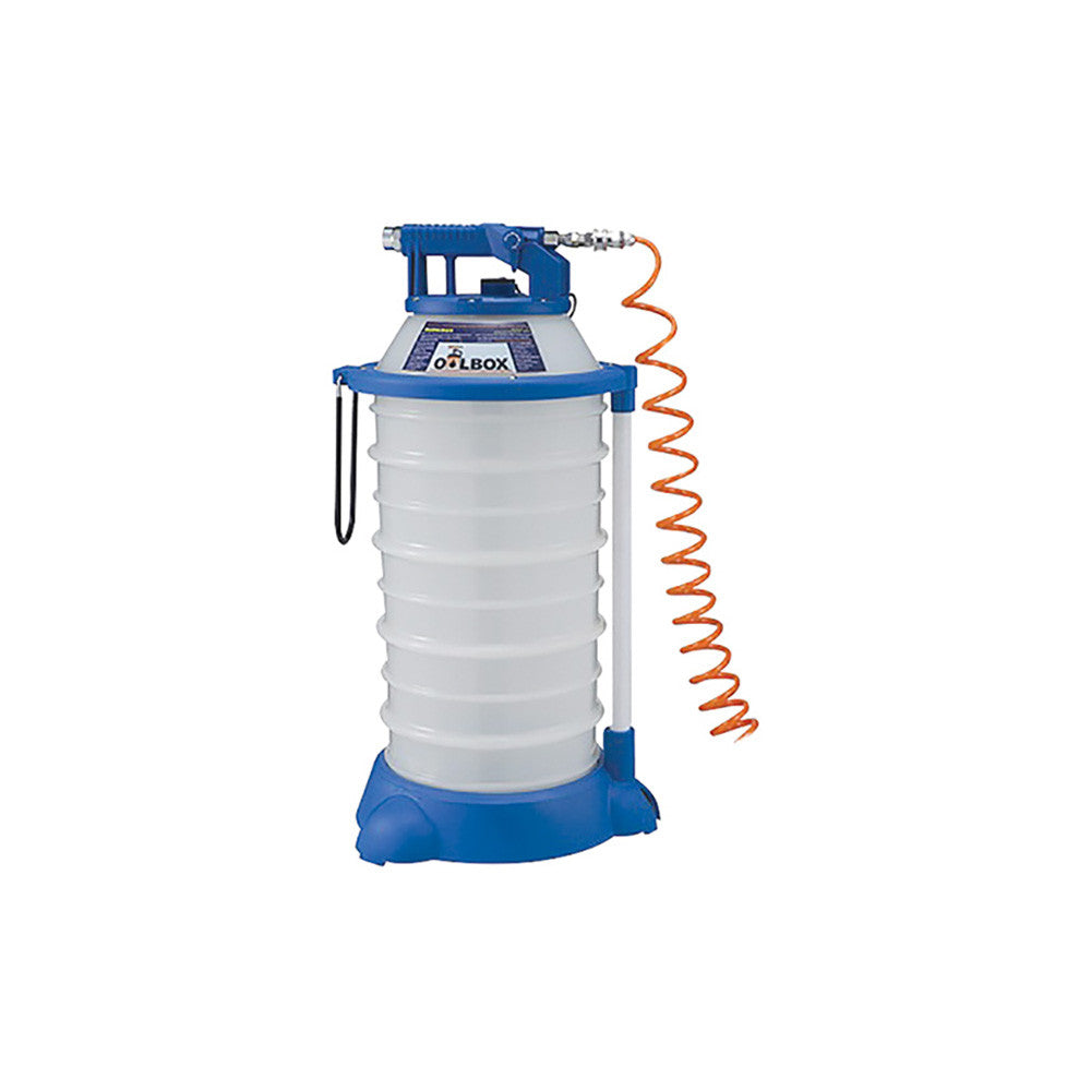 Oil Box Extractor, Air/Oil & Fluid, Pneumatic, 18L