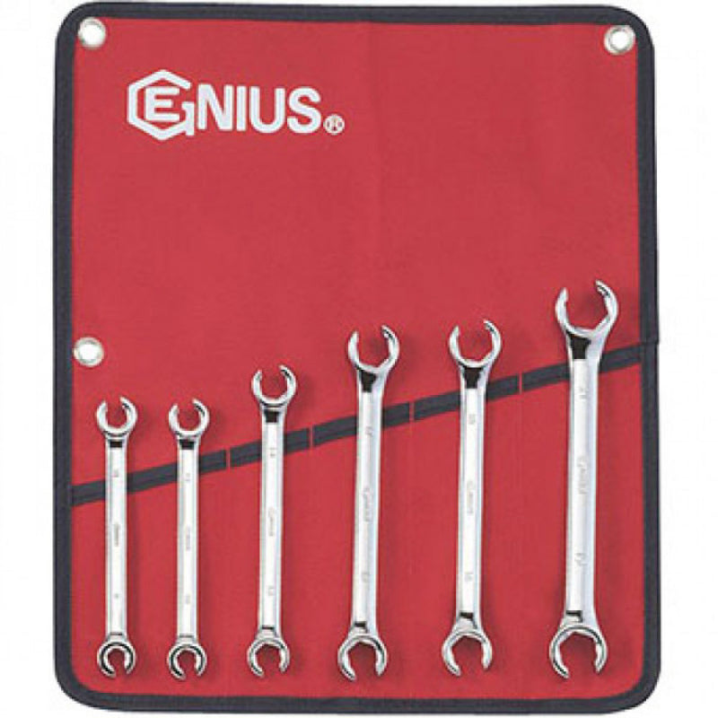 Genius 6Pc Metric Flare Nut Wrench Set