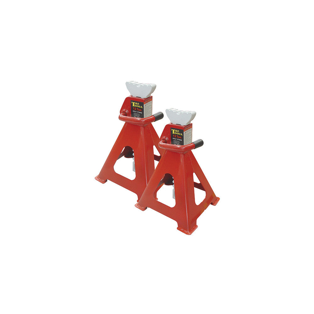 T&E Tools 12T Axle Stands (Pair)