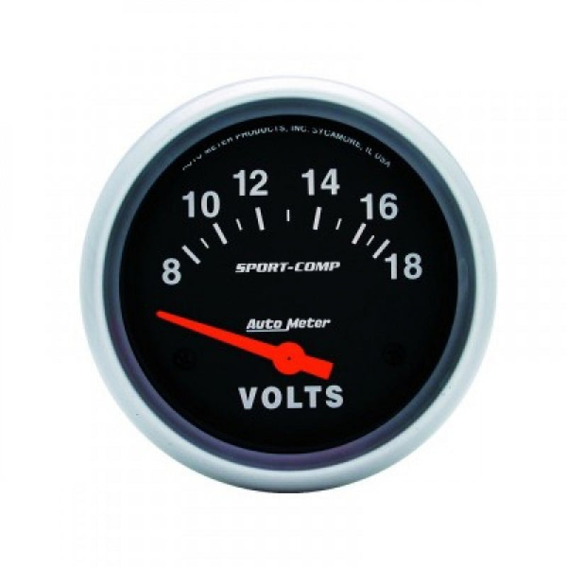 Autometer Sport-Comp Volt 8-18V