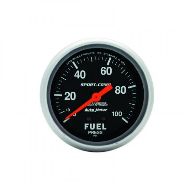 Autometer Sport-Comp Fuel Pressure 0-100 Psi