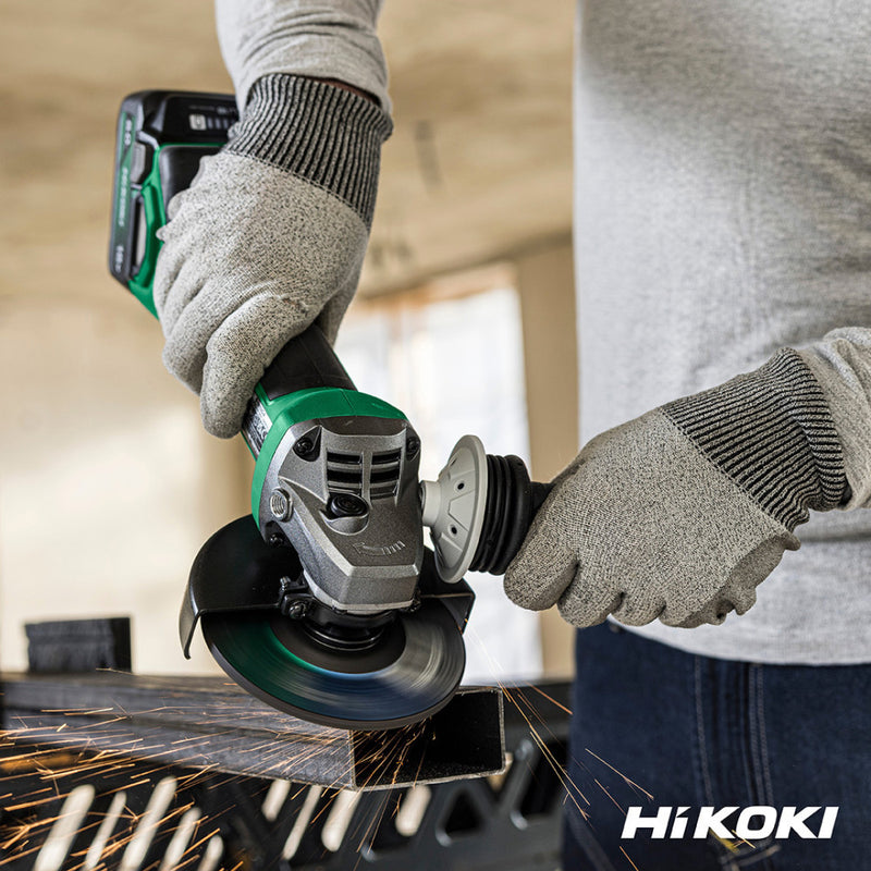 HIKOKI 18V Brushless Braked 125mm Safety Angle Grinder - G1813DF(G4Z)