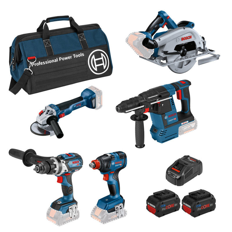 Bosch 18V 5 PC Tool Kit