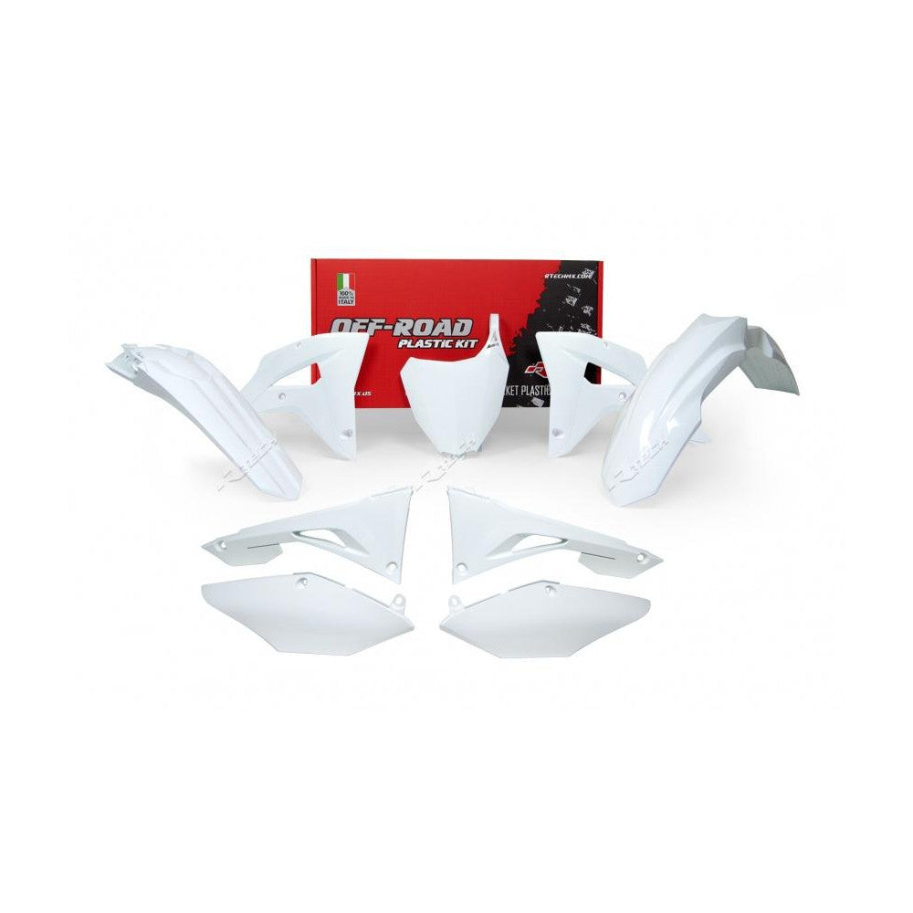 Plastics Kit Rtech 6 Piece Includes Airbox Covers Crf450Rx  17-18  White