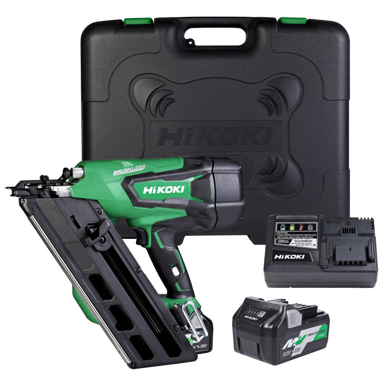 HiKOKI 18V Gasless Framing Nailer Kit (2x BSL36A18) - NR1890DBCL(GMZ)