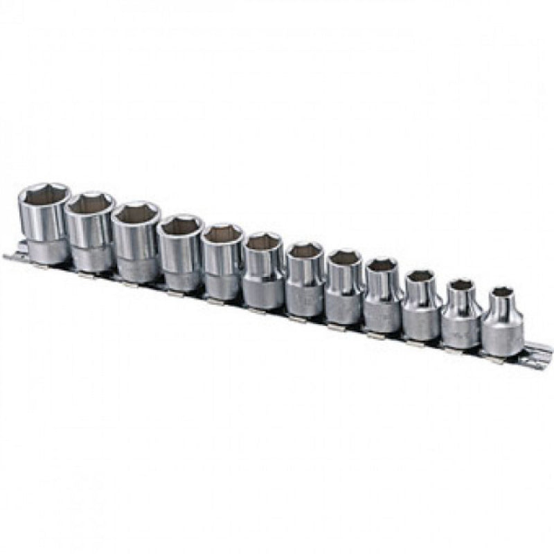 Genius 12Pc 3/8" Drive 6Pt Standard Socket Set