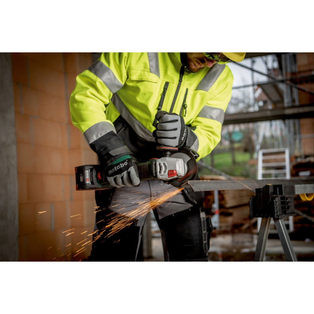 Metabo 18V Brushless 125mm Angle Grinder W/ Brake, Speed, Lock Nut - Bare Tool