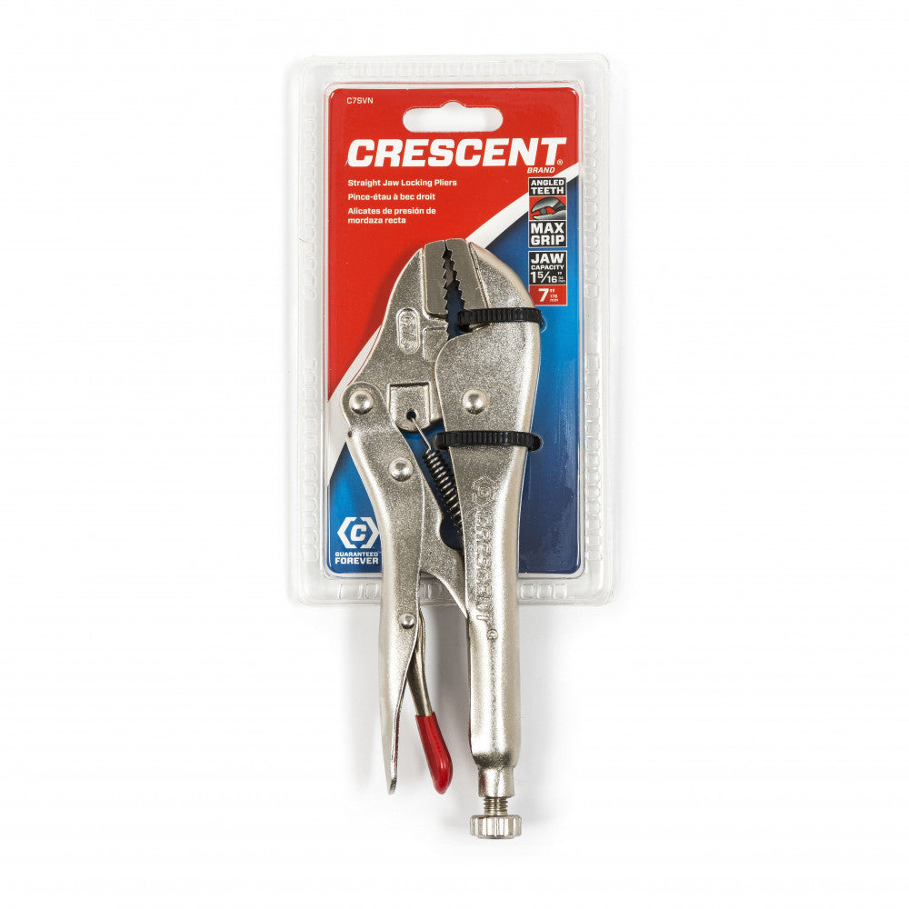 Crescent 7 Inch Straight Jaw Locking Pliers