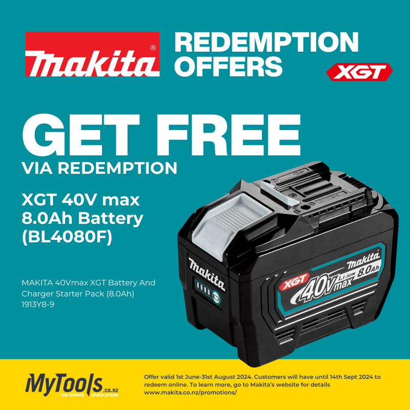 MAKITA 40Vmax XGT Battery And Charger Starter Pack (8.0Ah) 1913Y8-9