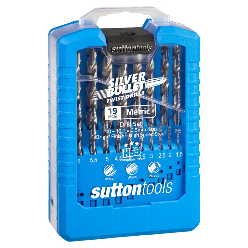 19 Piece Silver Bullet Jobber Drill Set