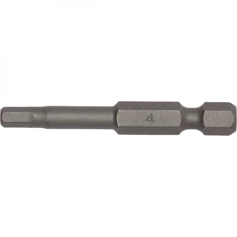 Teng 3Pc 1/4in Hex 4mm Hex Bit x 50mm (L)