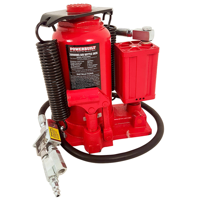 Powerbuilt 22Ton / 20000Kg Air Hydraulic Bottle Jack