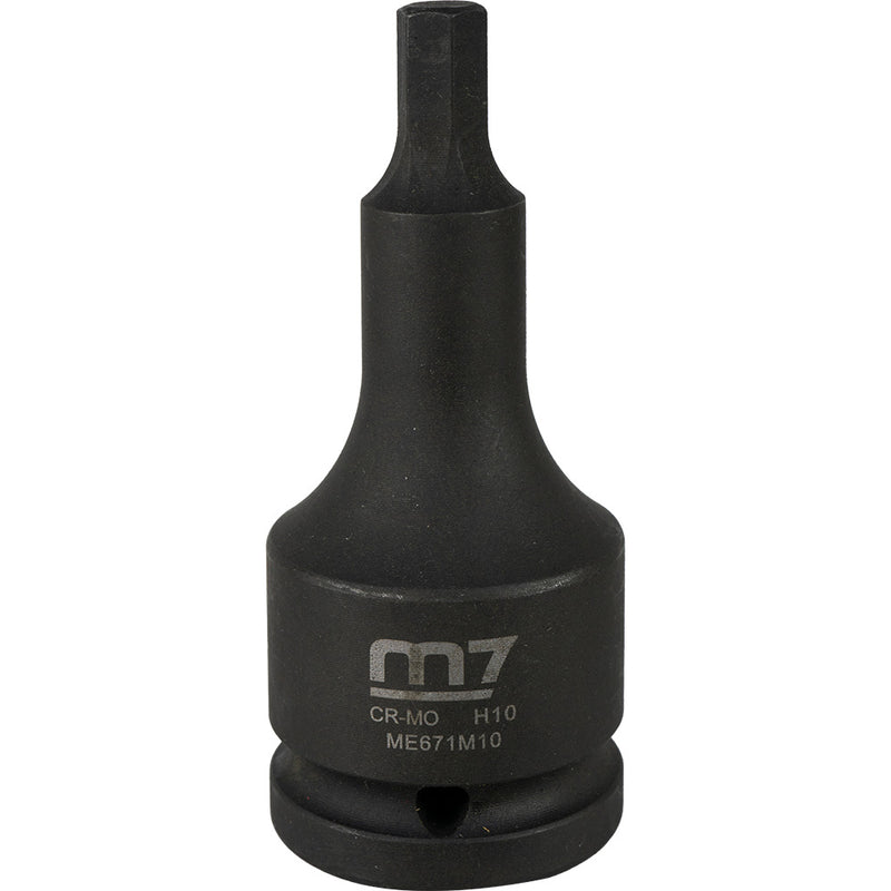 M7 Impact In Hex Socket, 3/4in Drive, 10mm