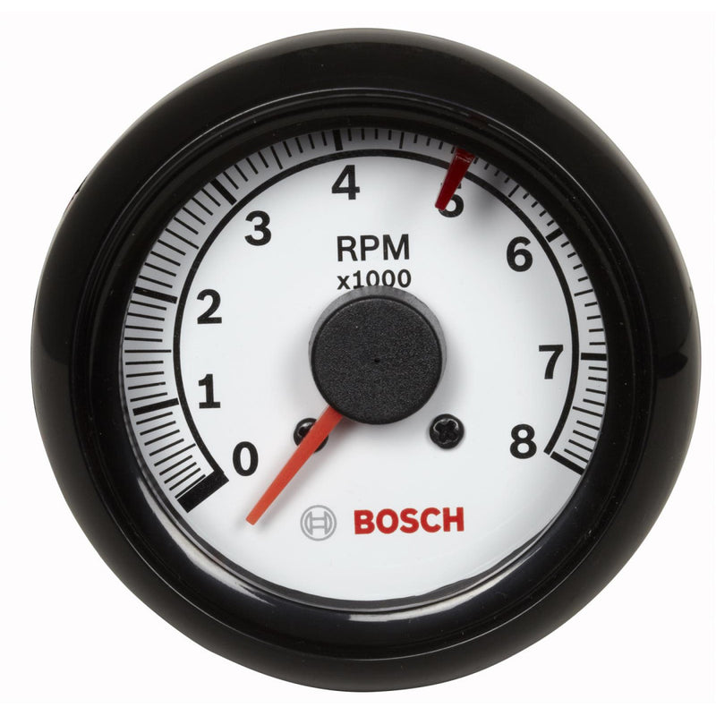 Bosch Sport II Analog Tachometer Gauges - Black-White