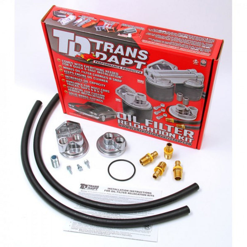 Hedman Performance Remote Oil Filter Relocation Kits - Chev