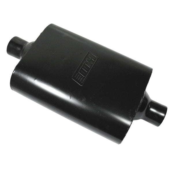 3 Chamber Exhaust Muffler 2.25" Centre In - Centre Out (Black Finish)