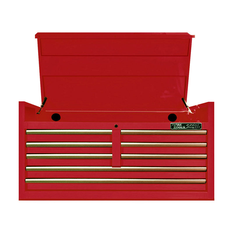 T&E Tools Top Chest 47", 8 Drawer, Red, Godfather Series
