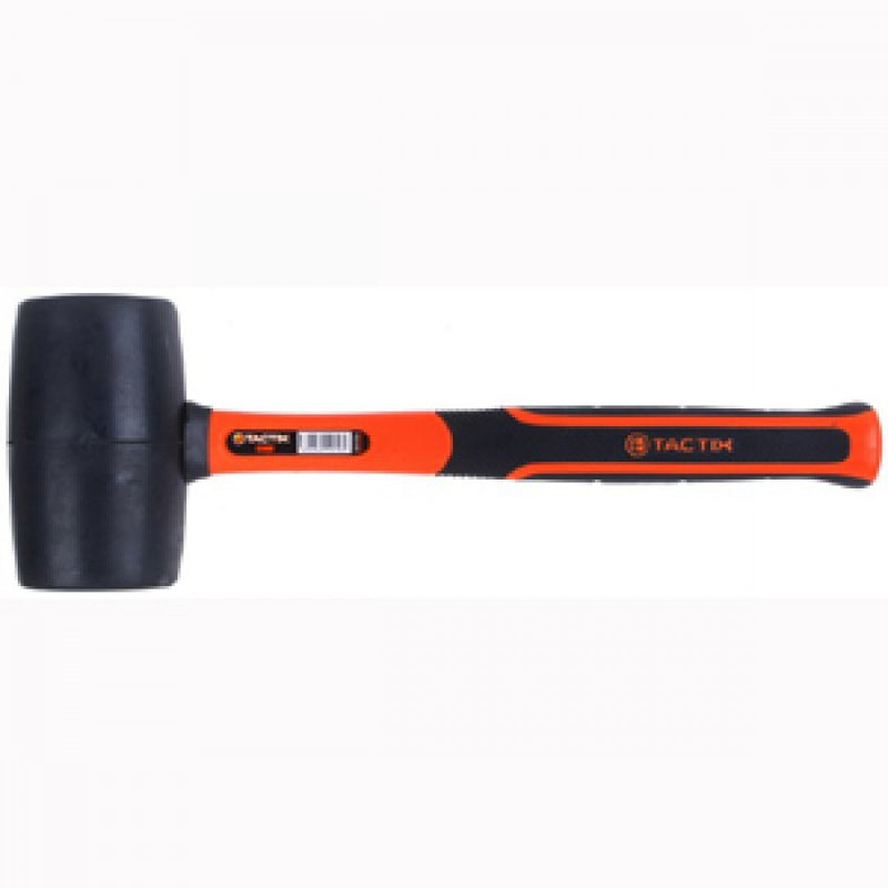 Tactix - Mallet Rubber 8oz(45mm) Black Fiberglass