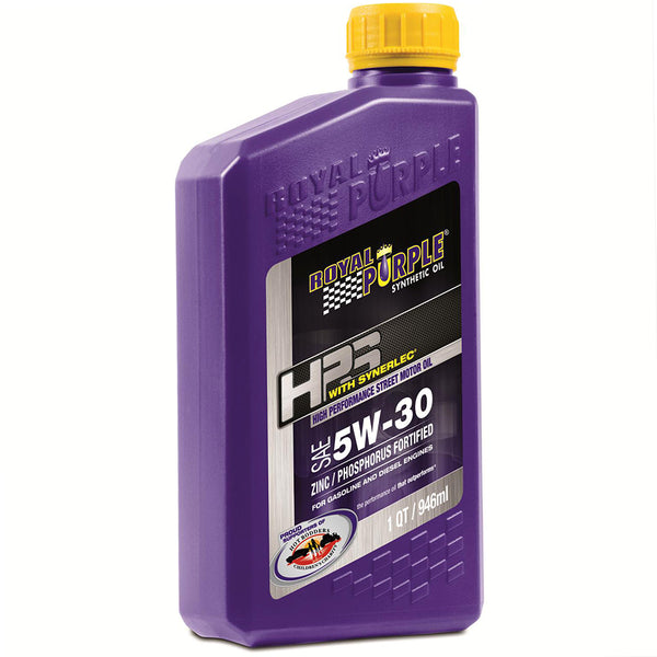 5W30 Engine Oil Royal Purple HPS With Synerlec (1Qt/946mls) BOX OF 7