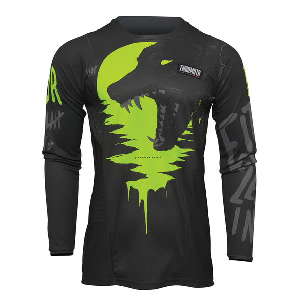 Jersey S22 Thor MX Pulse Youth Counting Sheep Charcoal/Acid Size Medium