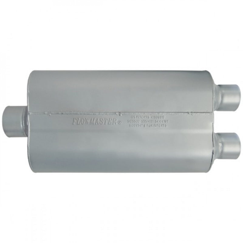 Flowmaster Muffler 50 Series 3.0 - 2.50 in. Centre In Dual Out Delta