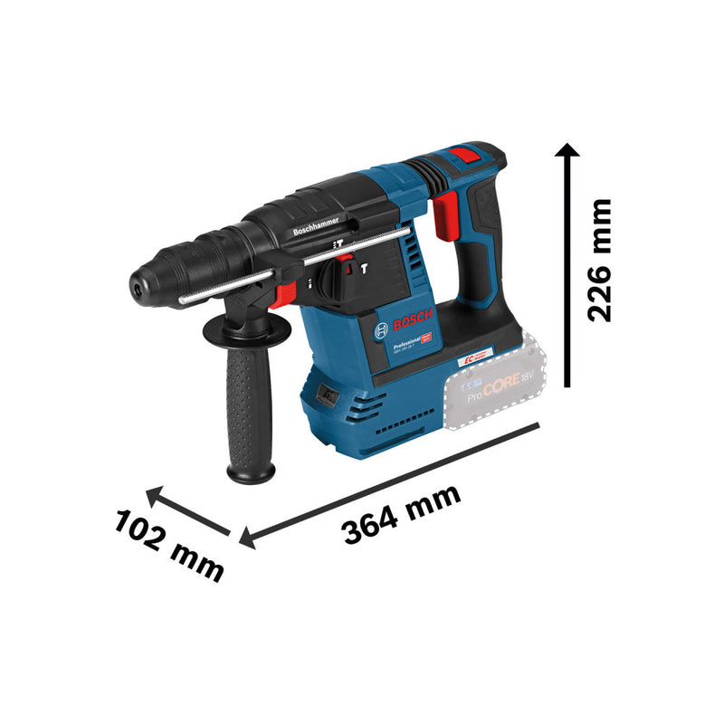 Bosch Cordless Hammer Drill GBH P 18V-26 F (C)