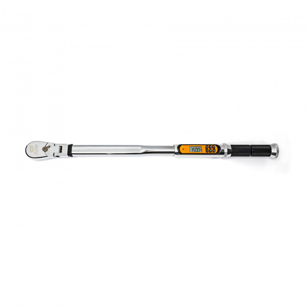 GEARWRENCH 1/2" 120XP™ Flex Head Electronic Torque Wrench With Angle
