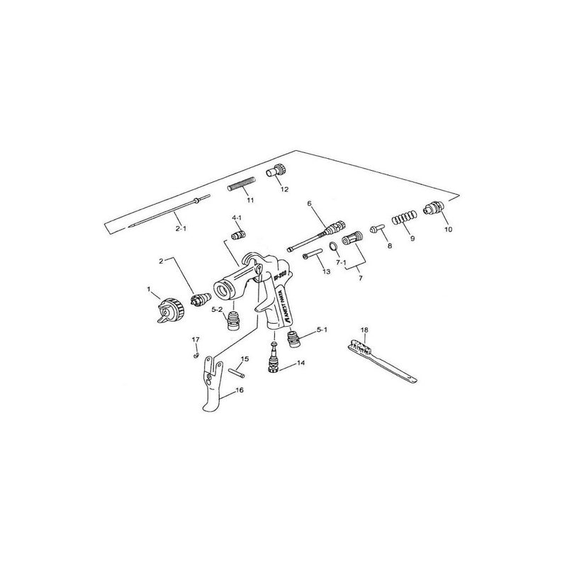 Iwata Fluid Nozzle 1.5mm For W200