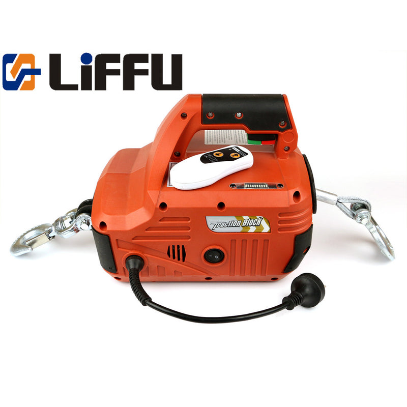 Liffu Portable Electric Hoist 230V With Remote 8m 250Kg