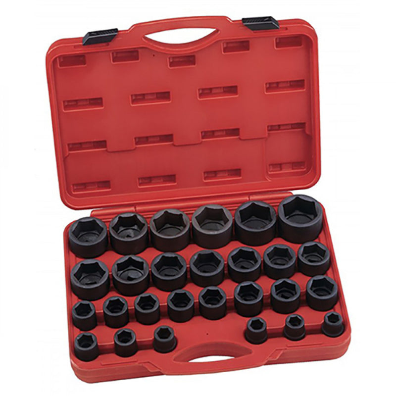 Genius 27Pc 3/4" Drive SAE Impact Socket Set