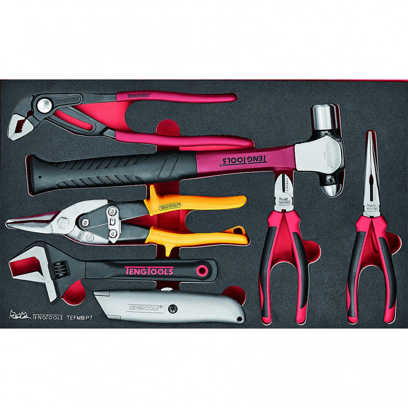 Teng Plier And Hammer Set 7 Pieces