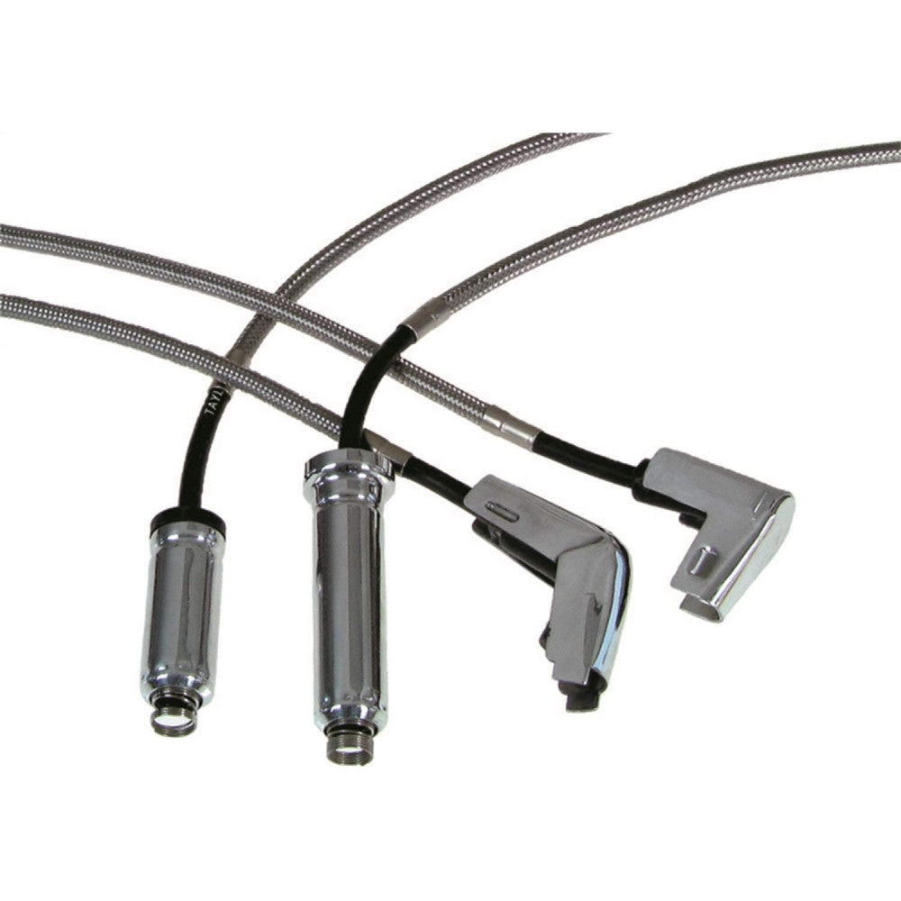 Taylor Lead Set 8mm Harley Motorcycle (Black) Shielded 80-98 FX/FL Twin #14032