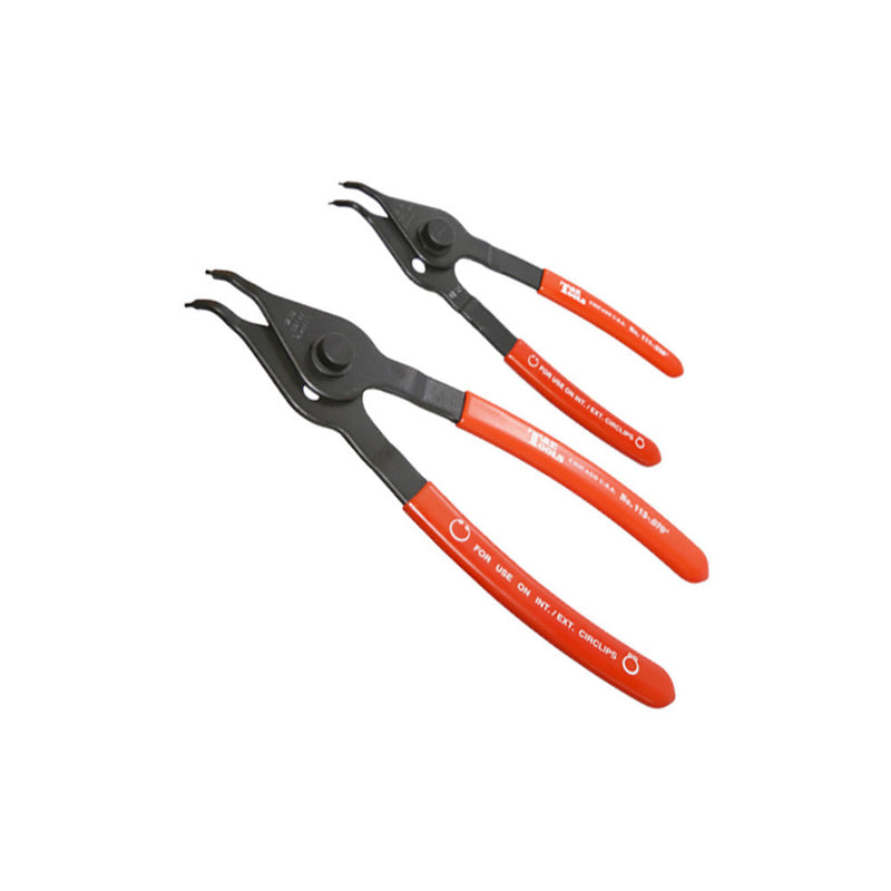 T&E Tools 45° Convertible Circlip Plier Set