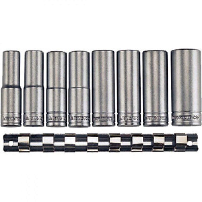 Teng 8Pc 1/2in Dr. Deep Socket Set 13-24mm 6Pnt