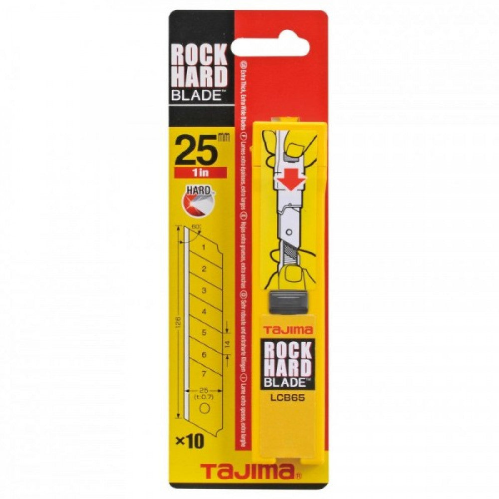 Blades 25mm (10/Pk) LCB65 Tajima