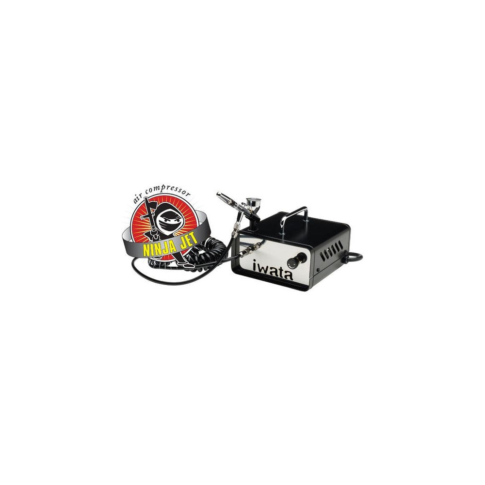 Iwata Air Brush Kit Ninja Hp.Cr + Is35 Compressor