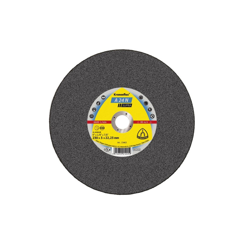 Klingspor A24 Extra Metal Cutting Disc Flat - 230mm x 3mm (25pk)