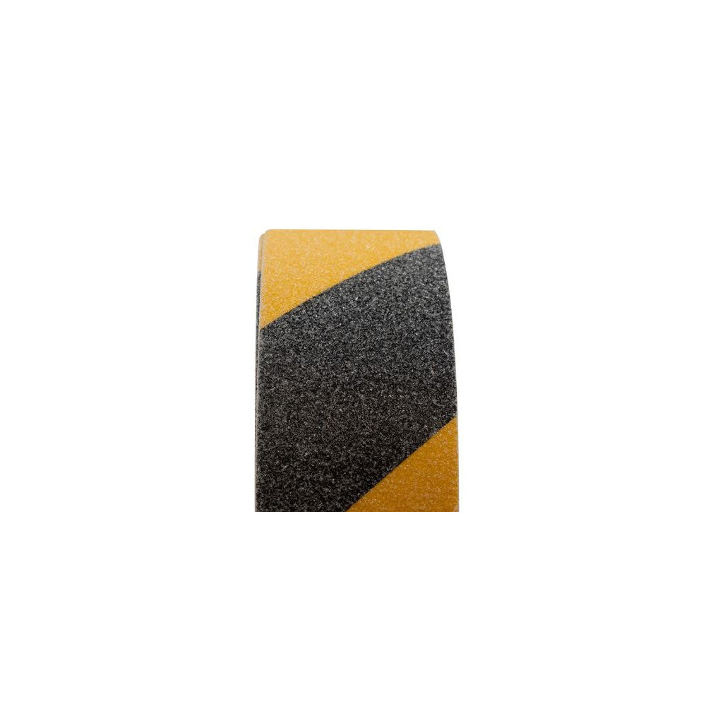 Self Adhesive Non Slip Hazard Tape Yellow & Black. 18m x 50mm