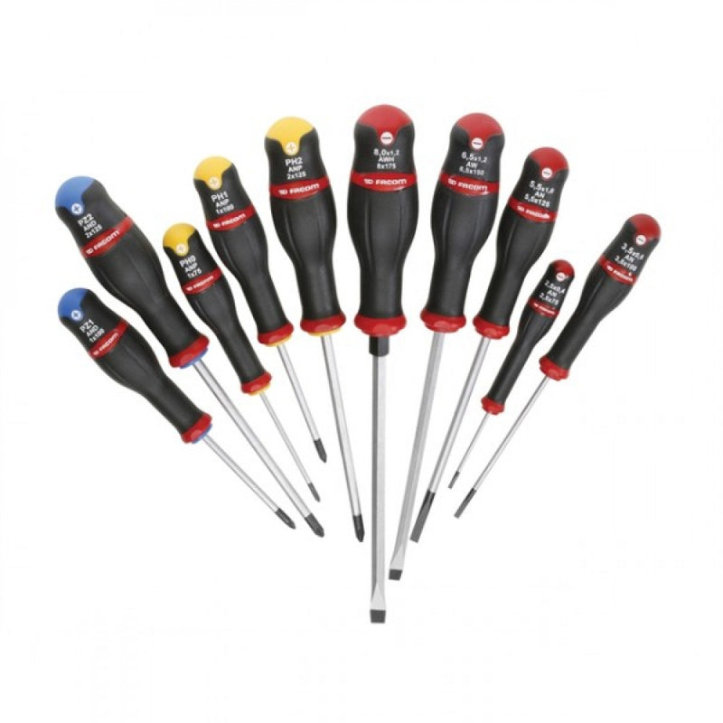 Facom ANW.J10PB Screwdriver Set 10Piece