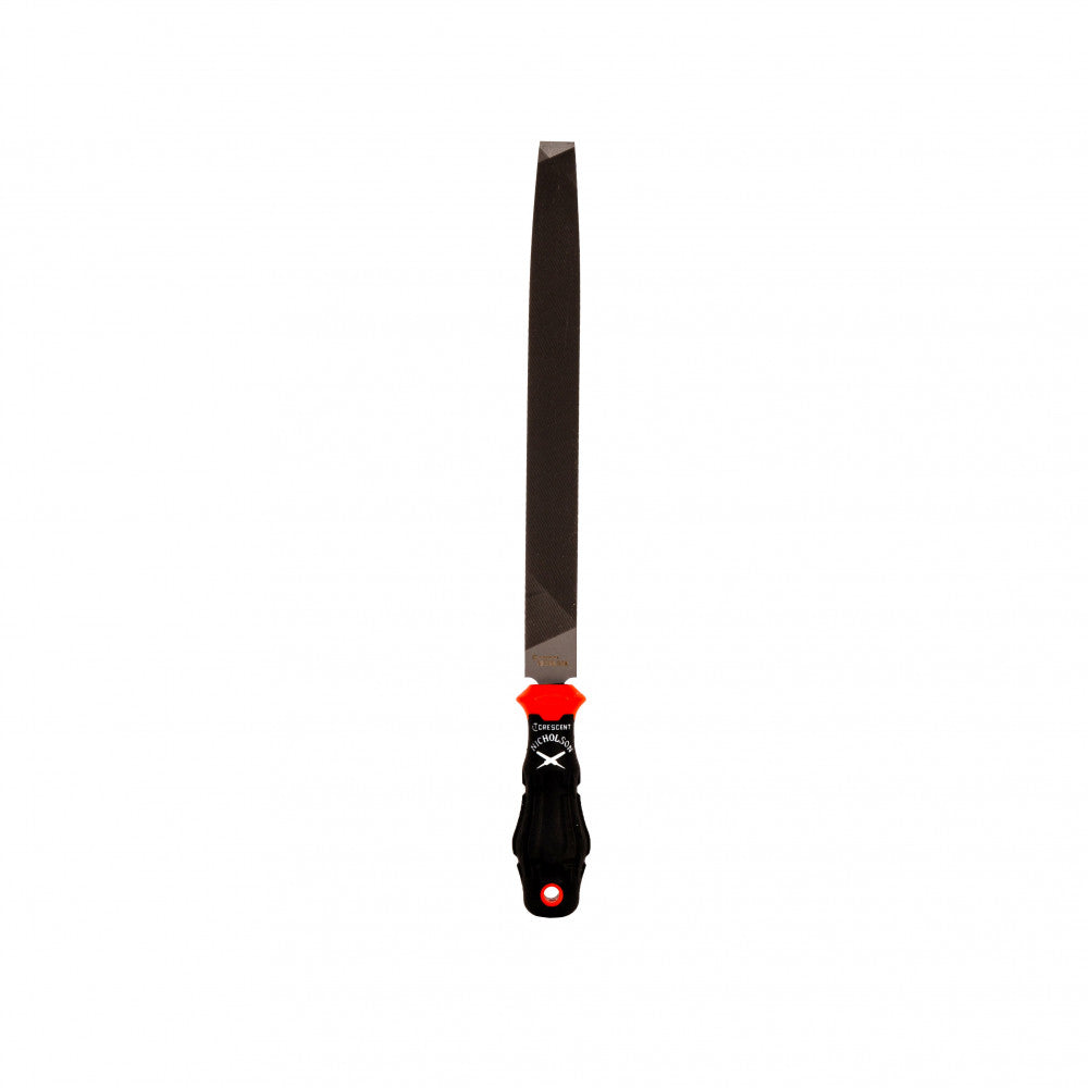 Crescent 300/12" Flat Bastard File - Cushion Grip Handle