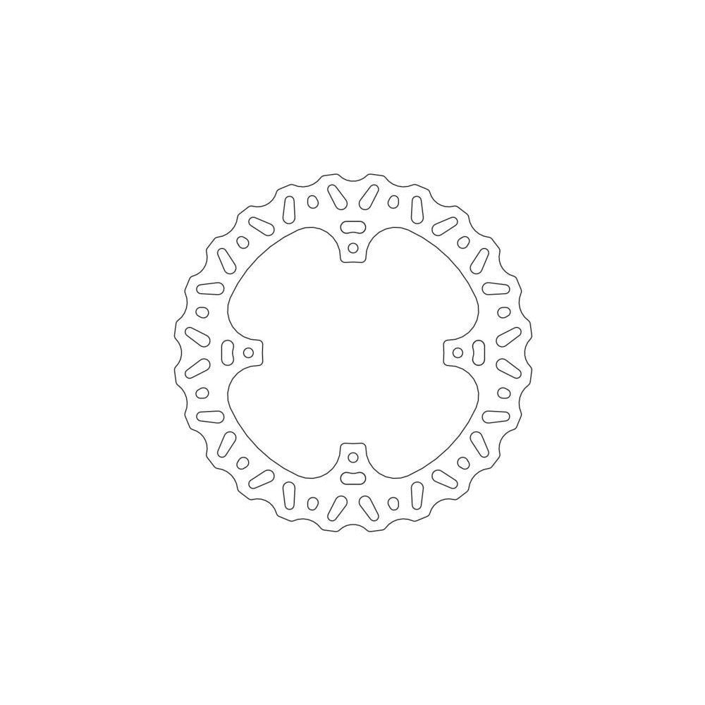 Brake Disc Moto Master Nitro Rear Honda CR125R CR250R 02-07 CRF250R 04-20 CRF250