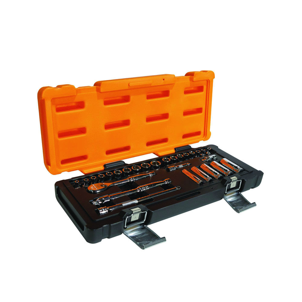 GEARWRENCH Socket Set 1/4" Dr 120X Std. 6pt Blow Moulded Case - 83064N