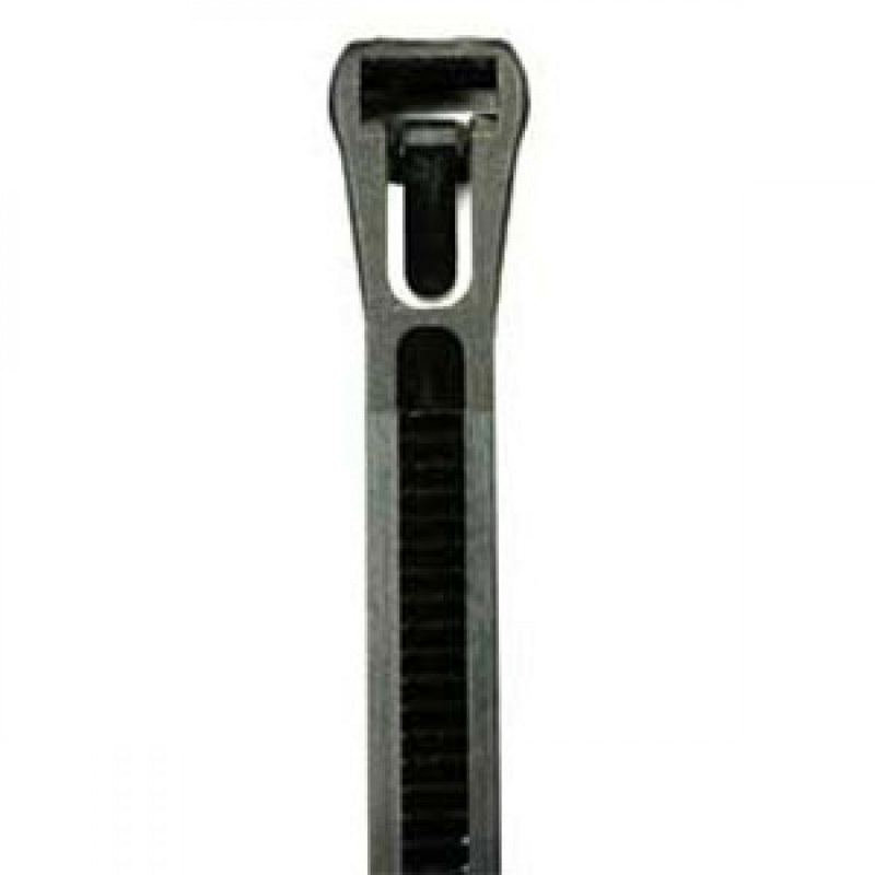 200 x 7.5mm UV NYLON RELEASABLE CABLE TIE - 100PK