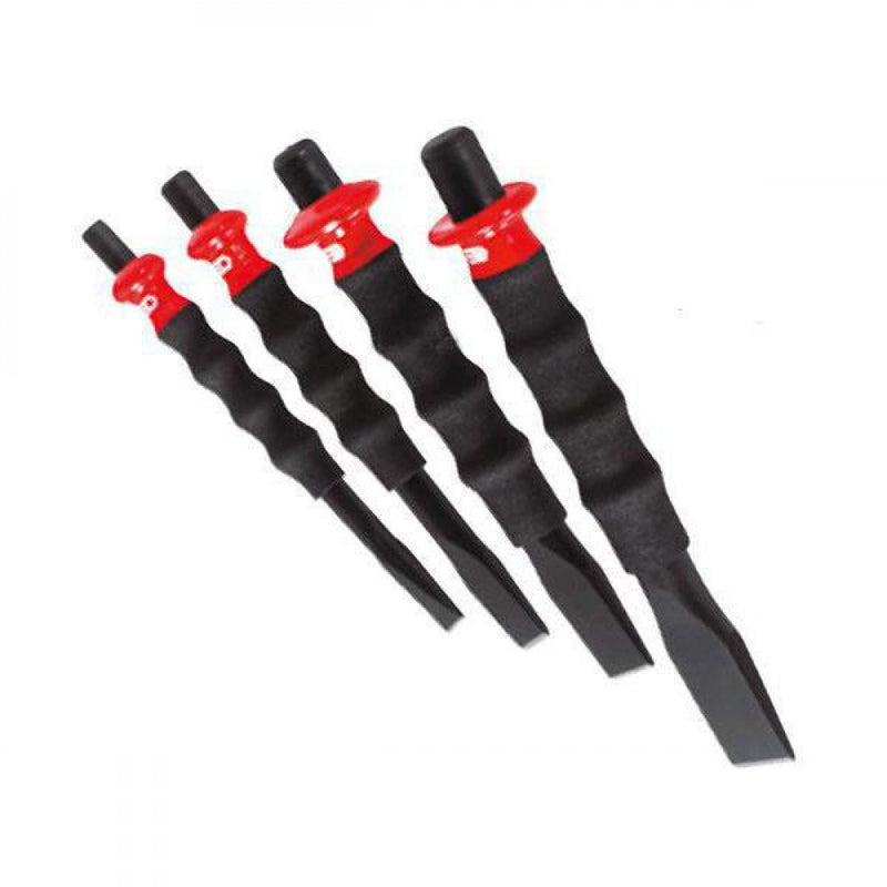 Facom 263.GJ4 Sheathed Chisel Set 4 Piece