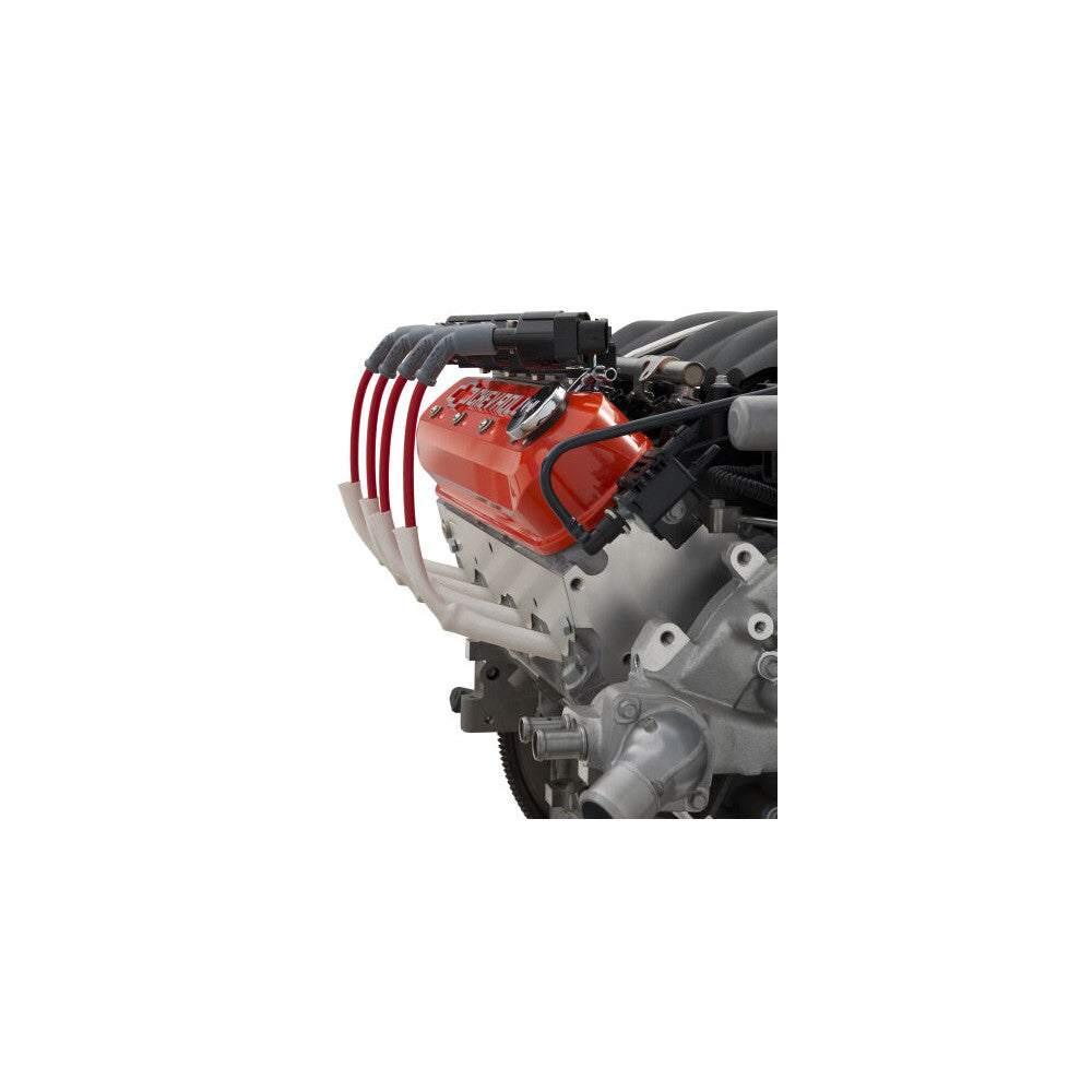 Proform Valve Cover Chev LS Black Die Cast Bowtie-Chevrolet Emblem Pair#141-262