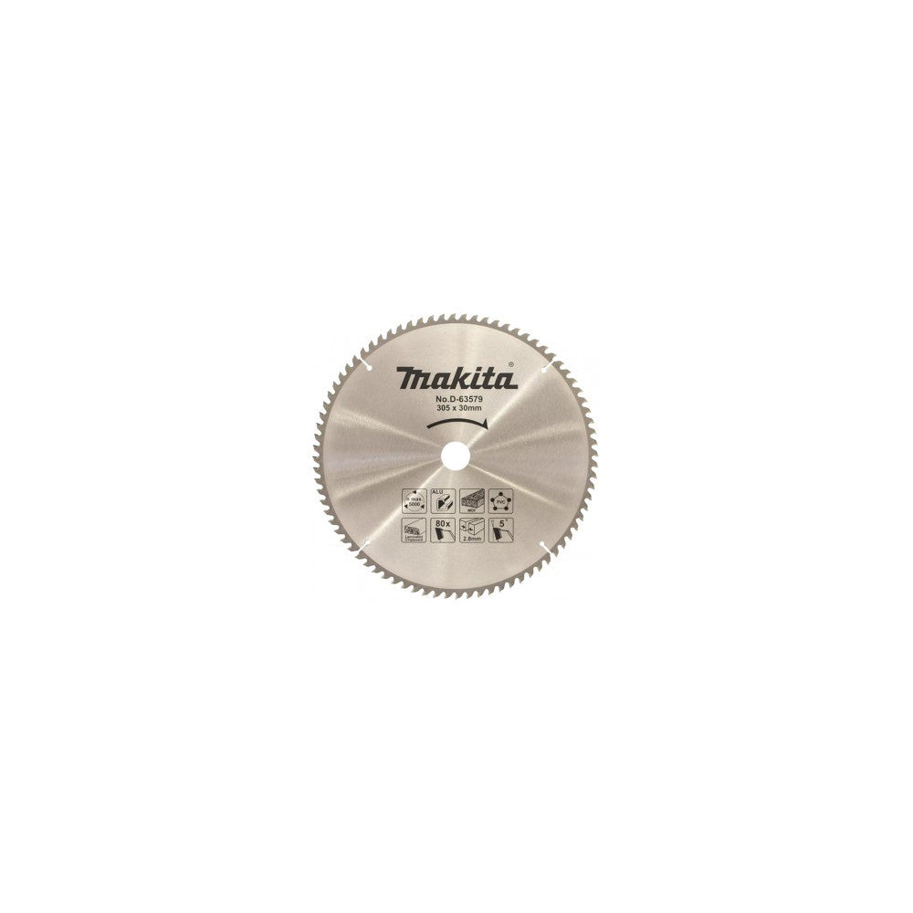 Makita Multi-Material TCT Blade 305mm 80T D-81907