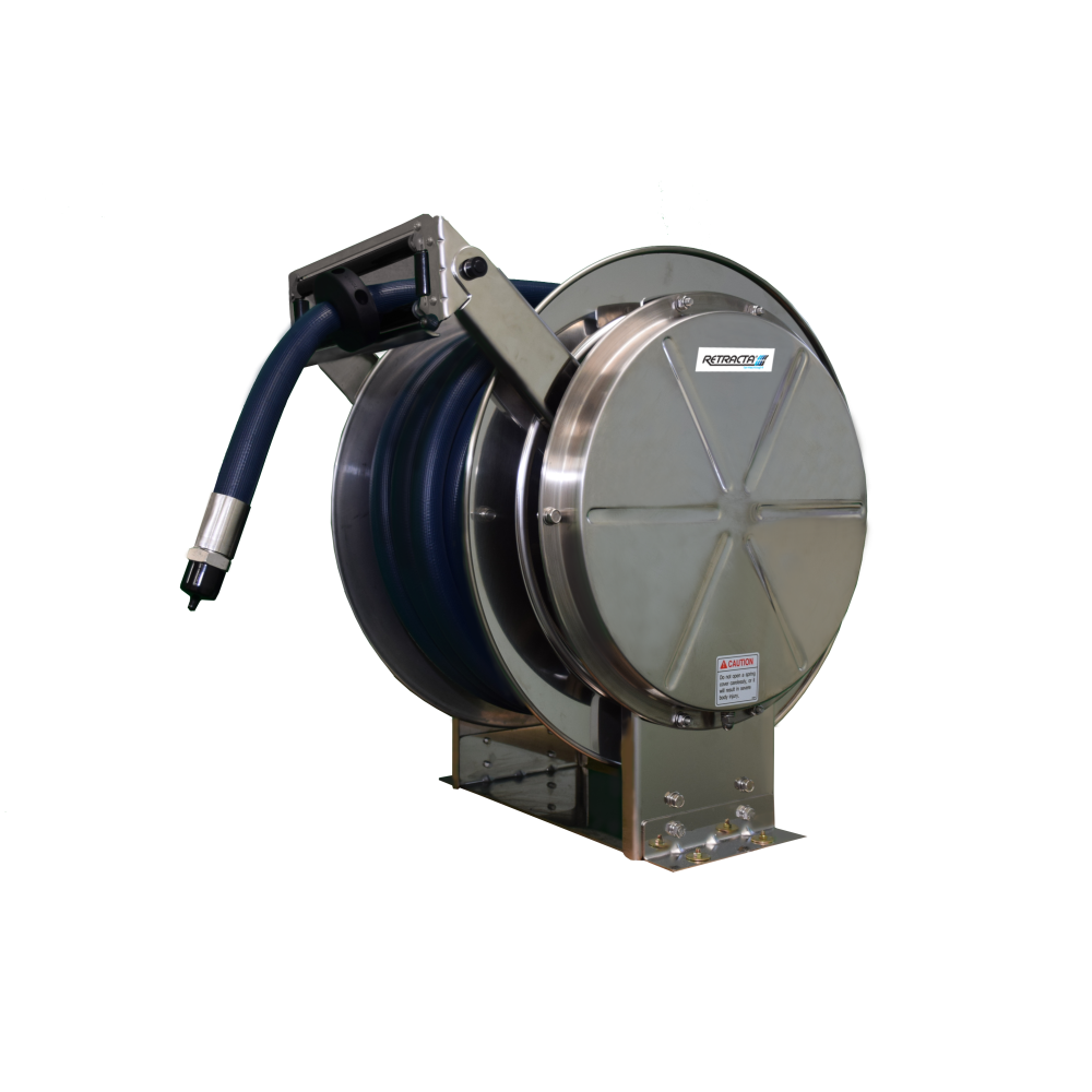Retracta Air/Water 1" x 20m Hose Reel Stainless Steel